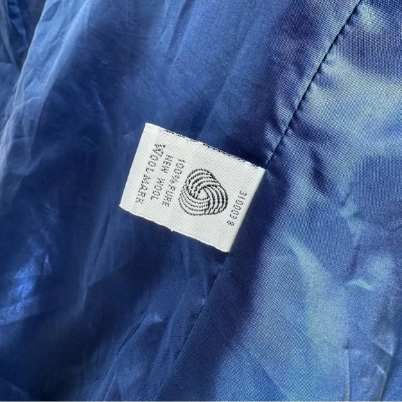 Pendleton Vintage Royal Blue Wool Blazer Large 16 - Picture 12 of 12